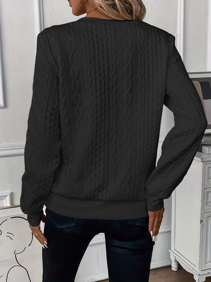 Willow – Elegant Pullover with Zip Detail