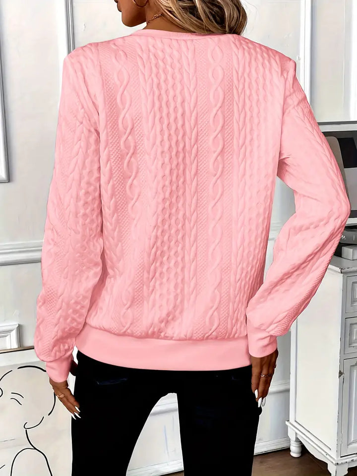 Willow – Elegant Pullover with Zip Detail