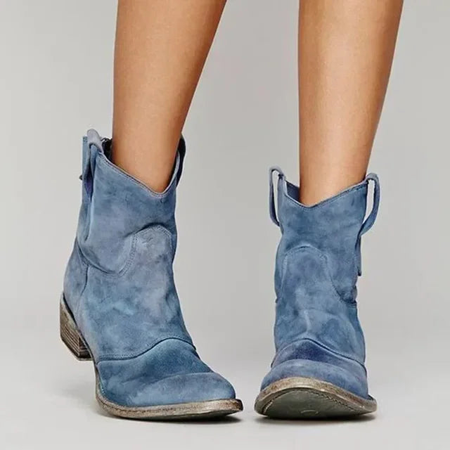 Paloma - Vintage Western Ankle Boots