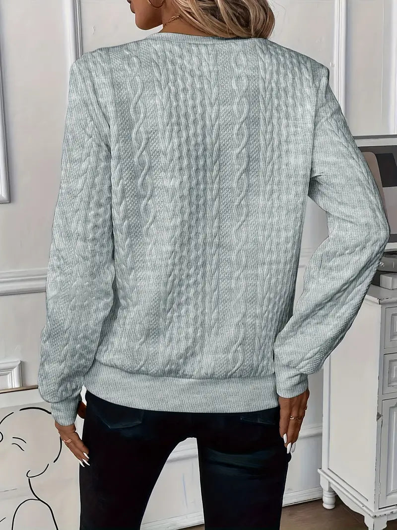 Willow – Elegant Pullover with Zip Detail