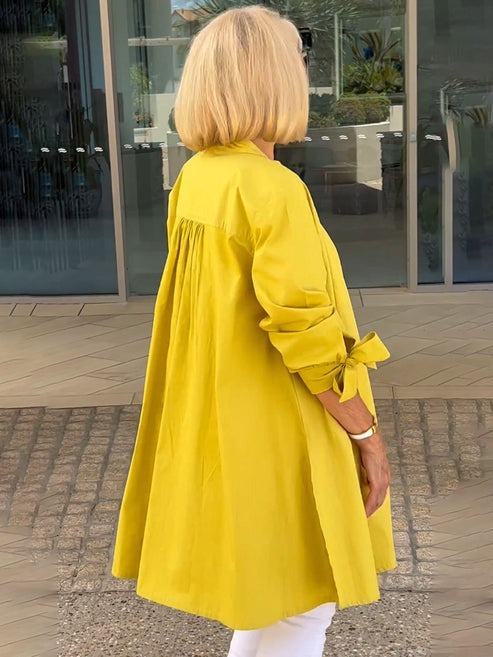 Janneke - Long Cotton Coat