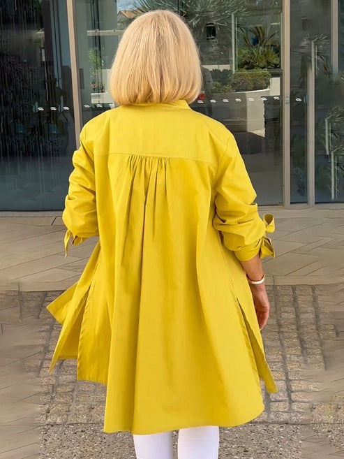 Janneke - Long Cotton Coat