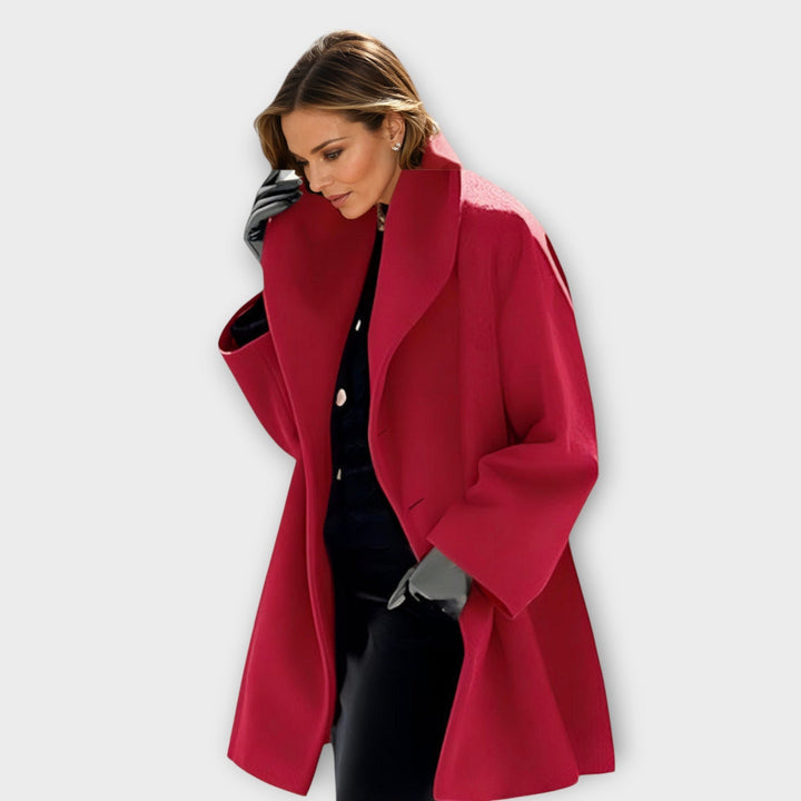 Jenny - Windproof wool coat