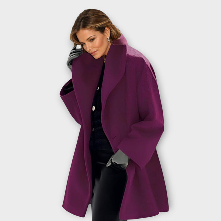 Jenny - Windproof wool coat