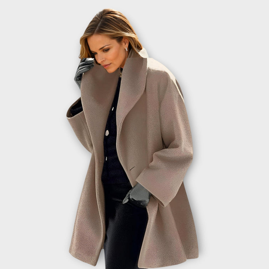 Jenny - Windproof wool coat