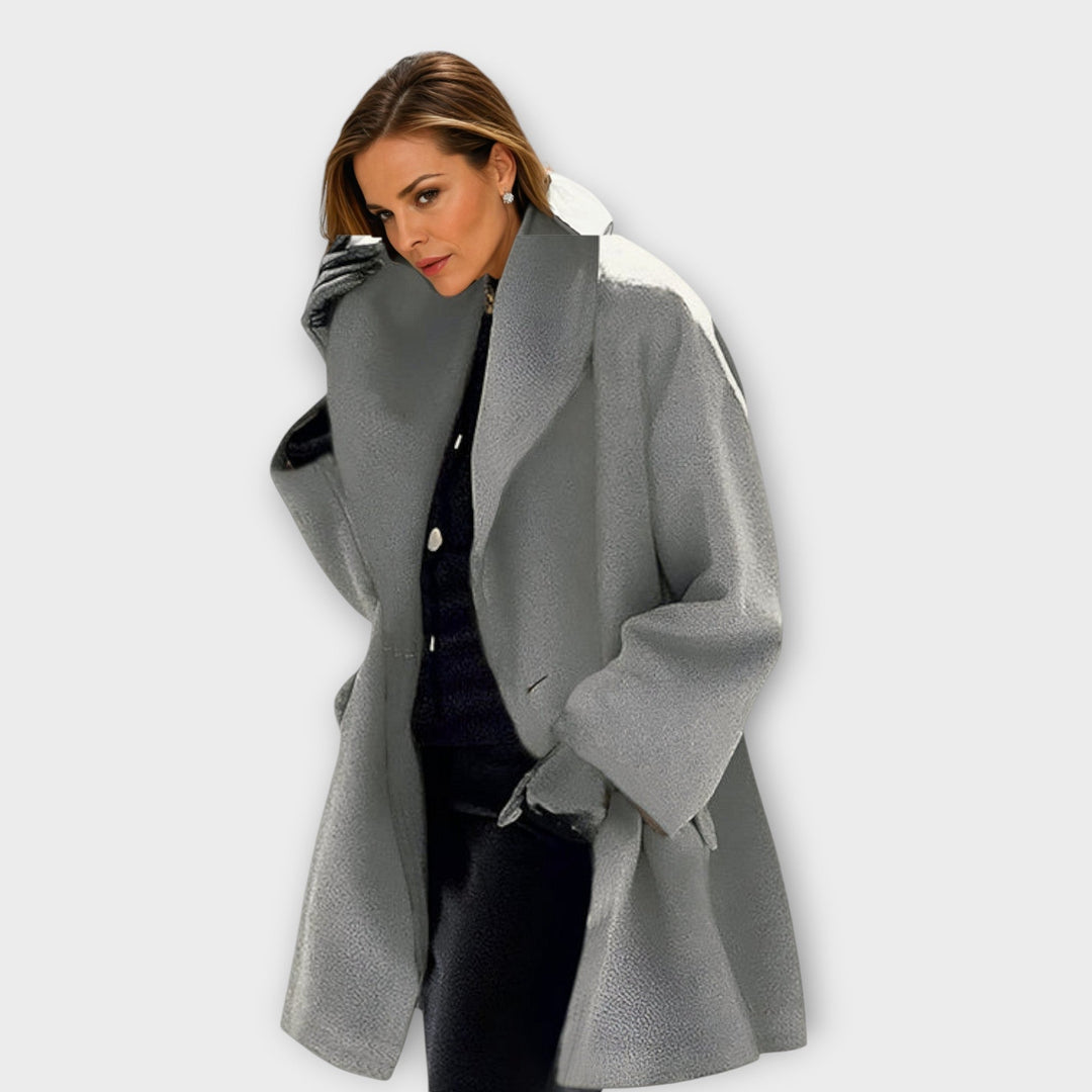 Jenny - Windproof wool coat