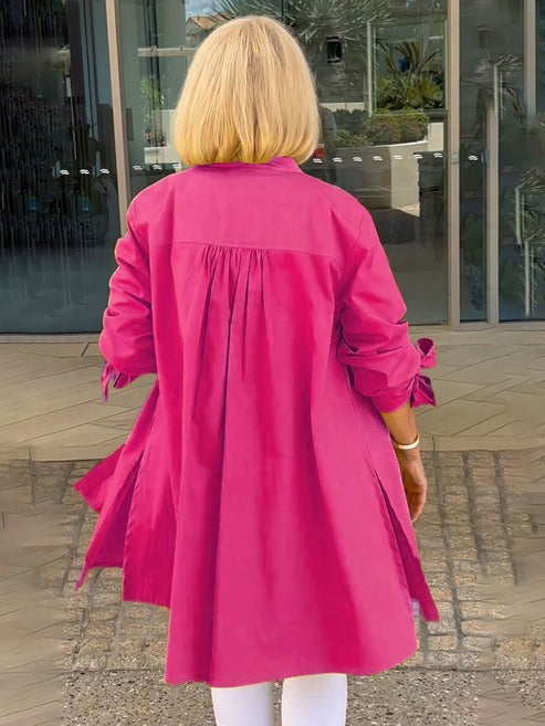 Janneke - Long Cotton Coat