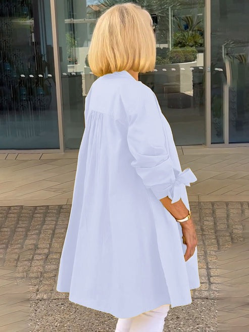 Janneke - Long Cotton Coat
