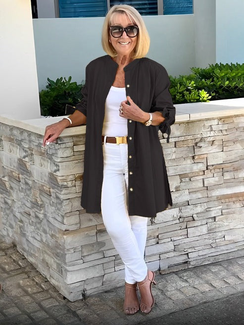 Janneke - Long Cotton Coat