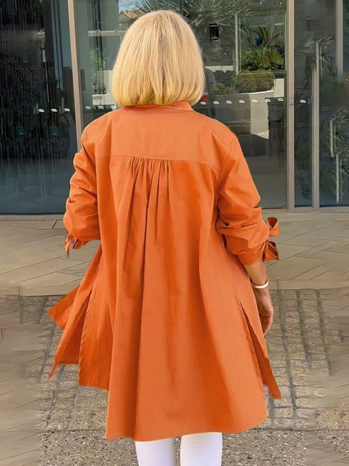 Janneke - Long Cotton Coat